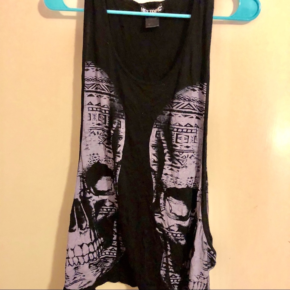 “Rocker girl” Open slit side tank